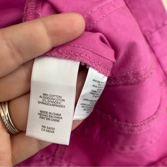 Jones New York Barbie Core Pretty in Pink Snap Button Closure “Shacket” Sz Small - Picture 5 of 5